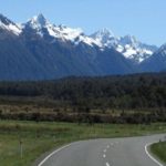 Mountains on the drive to Milford Sound