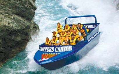 Skippers Canyon jet boating Skippers Canyon jet boating